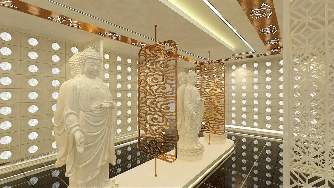 广泉山庄骨灰位产品禅心阁视角3