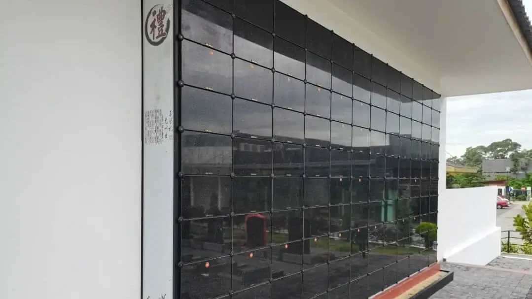 广泉山庄骨灰位产品室外骨灰阁视角3